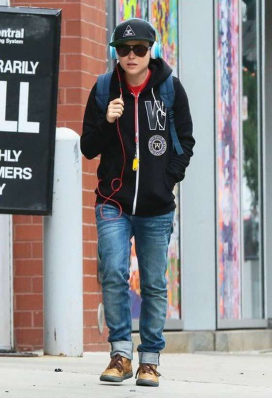 Ellen Page Spotted out in New York City