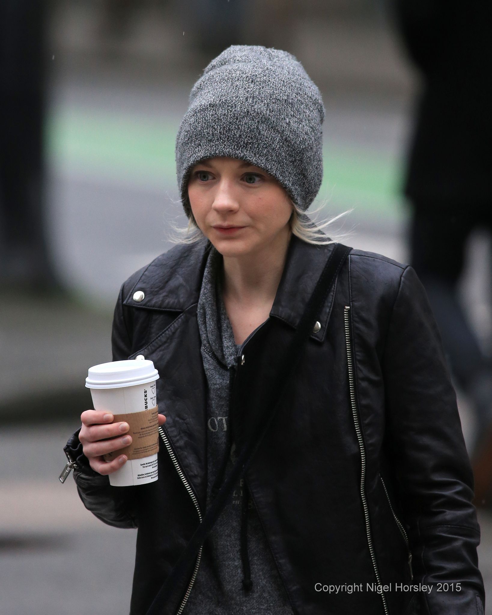 Emily Kinney On the set The Flash in Vancouver-1