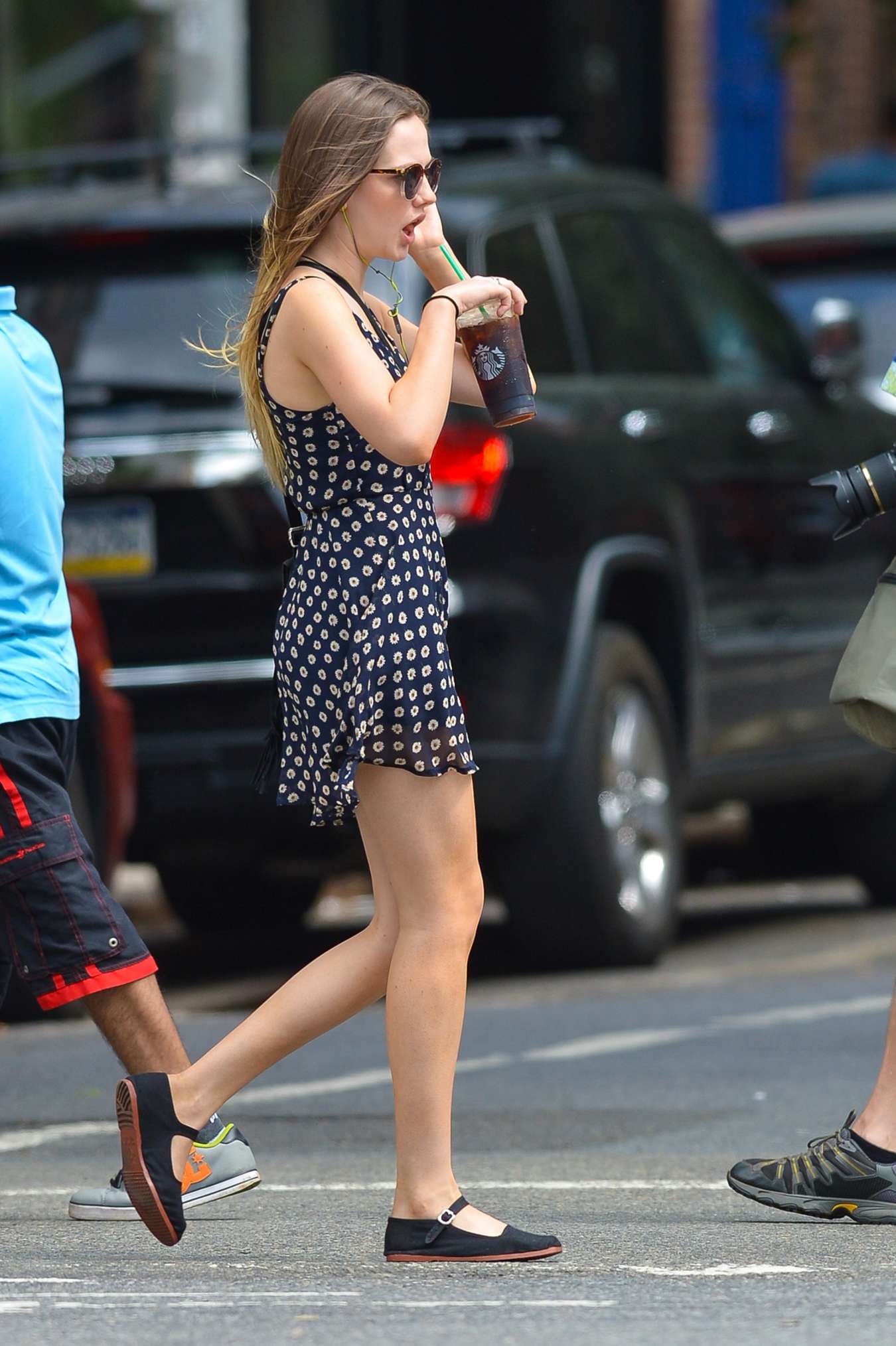 Emily Meade go out in Manhattan