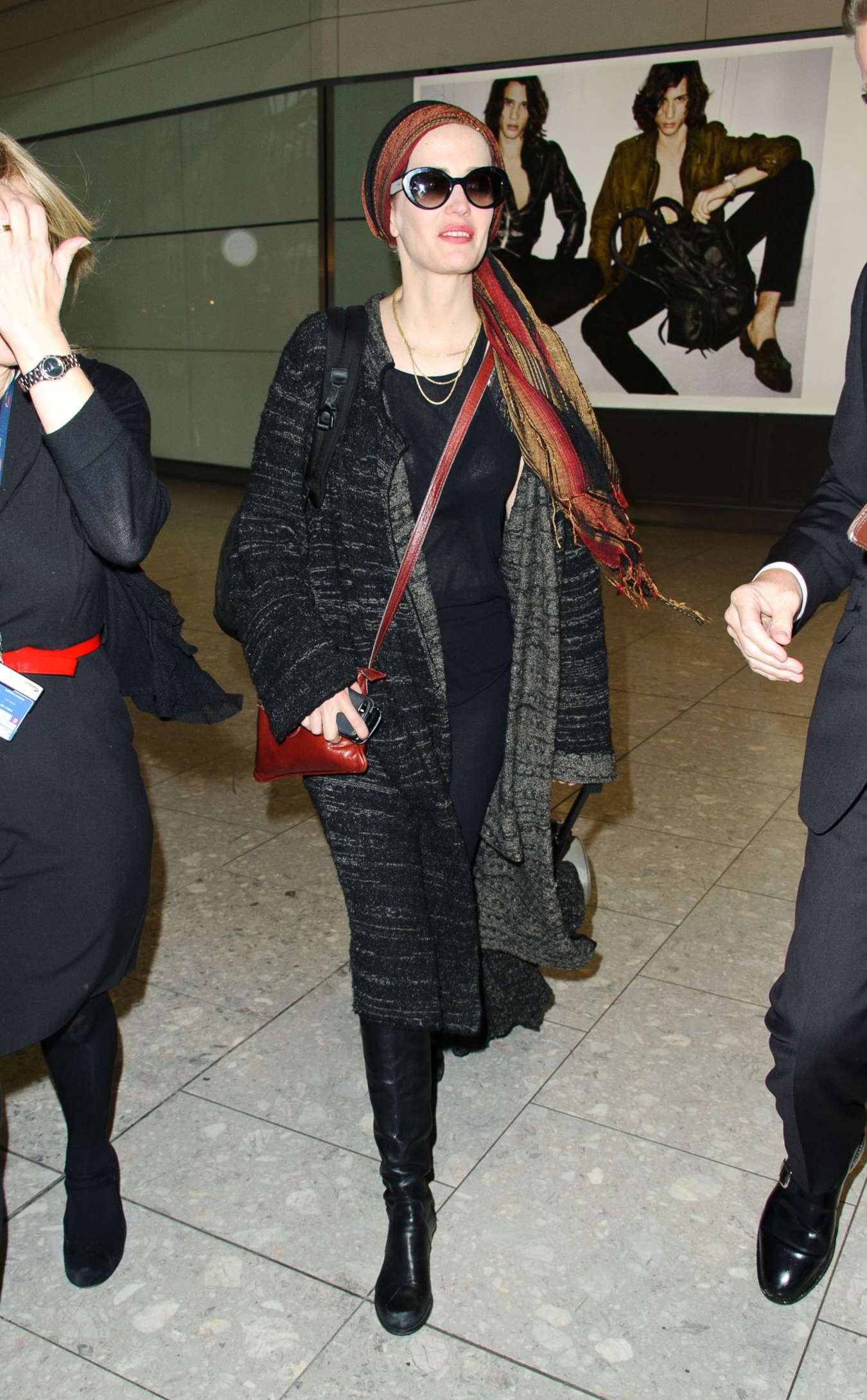 Eva Green at Heathrow Airport in London-1