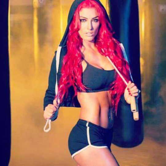 Eva Marie Iron Man Magazine Photoshoot