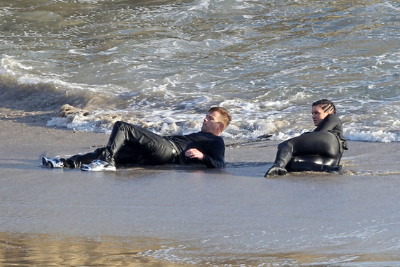 Gina Carano in wetsuit on Haywire-1