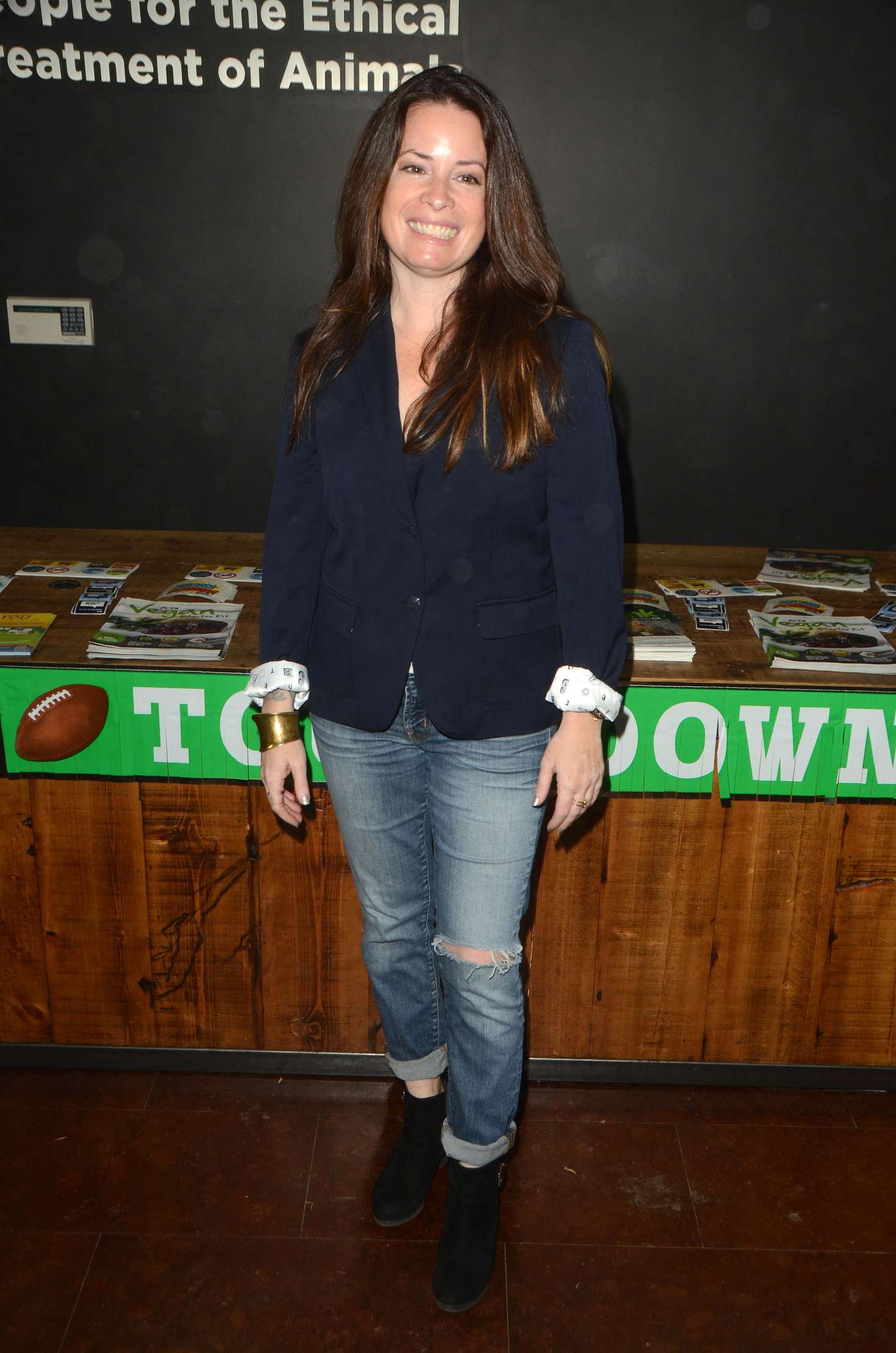 Holly Marie Combs PETA Superbowl Party in Los Angeles