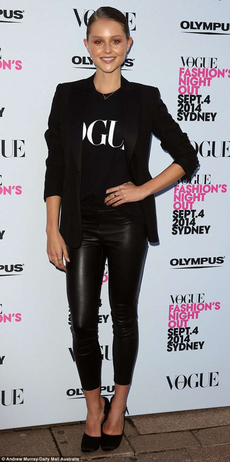 Isabelle Cornish Launch of Fashions Night Out at Hyde Park in Sydney