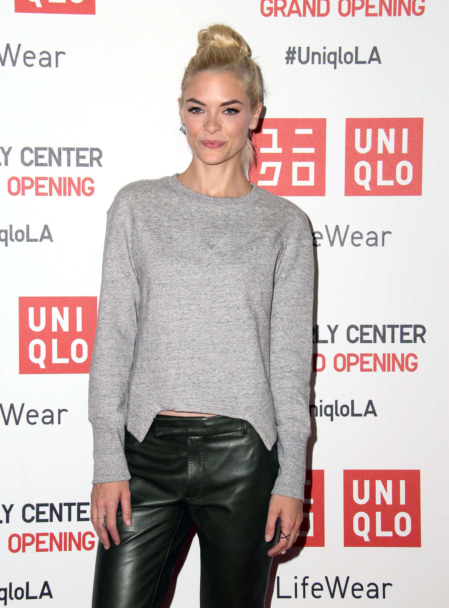 Jamie King UNIQLO Beverly Center flagship store opening in Los Angeles