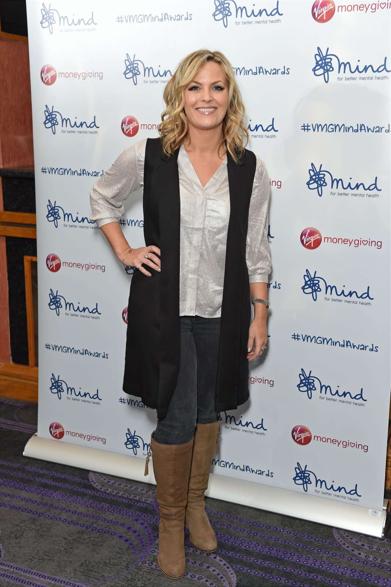 Jo Joyner Mind Media Awards in London