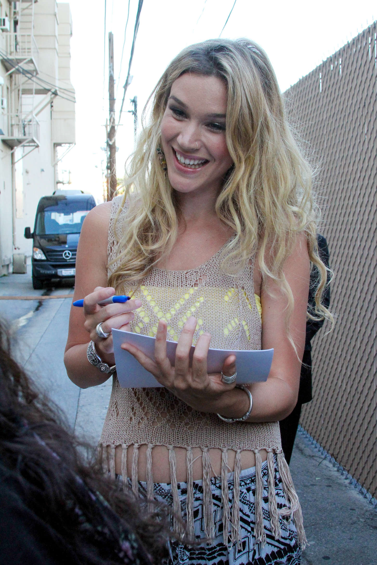 Joss Stone at the El Capitan Theatre at Jimmy Kimmel Live in Hollywood