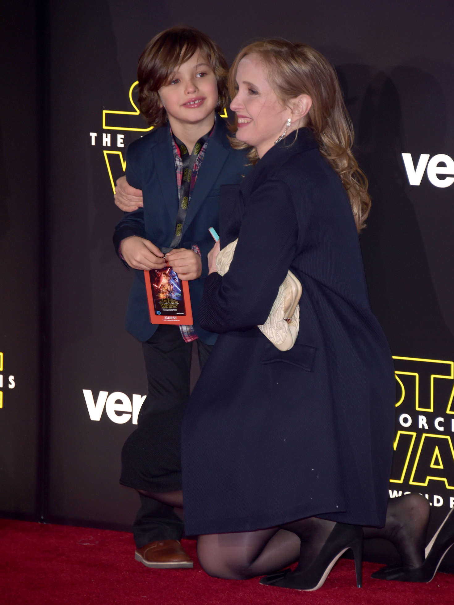 Julie Delpy Star Wars The Force Awakens Premiere in Hollywood