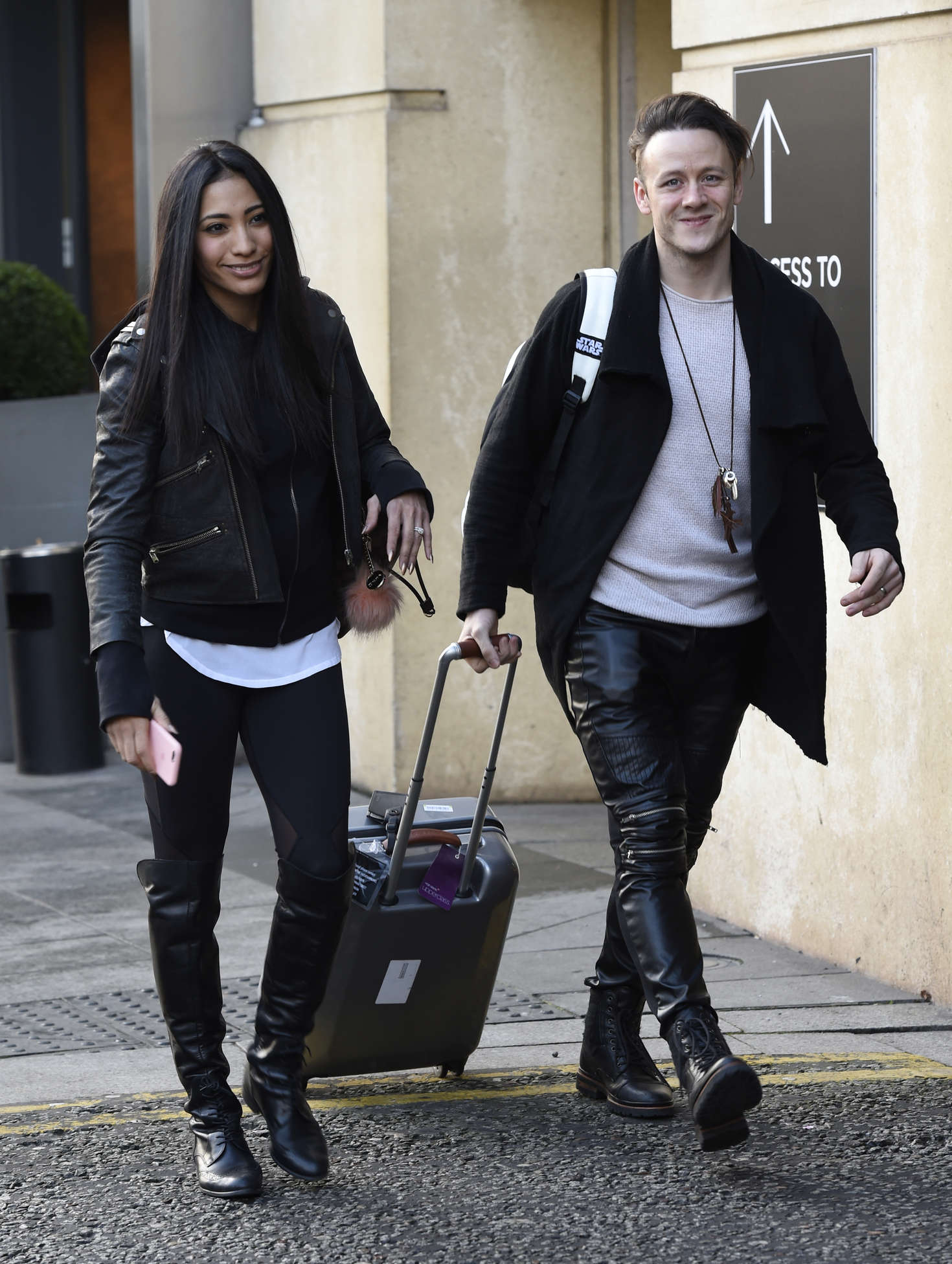 Karen Clifton in Tights out in Birmingham