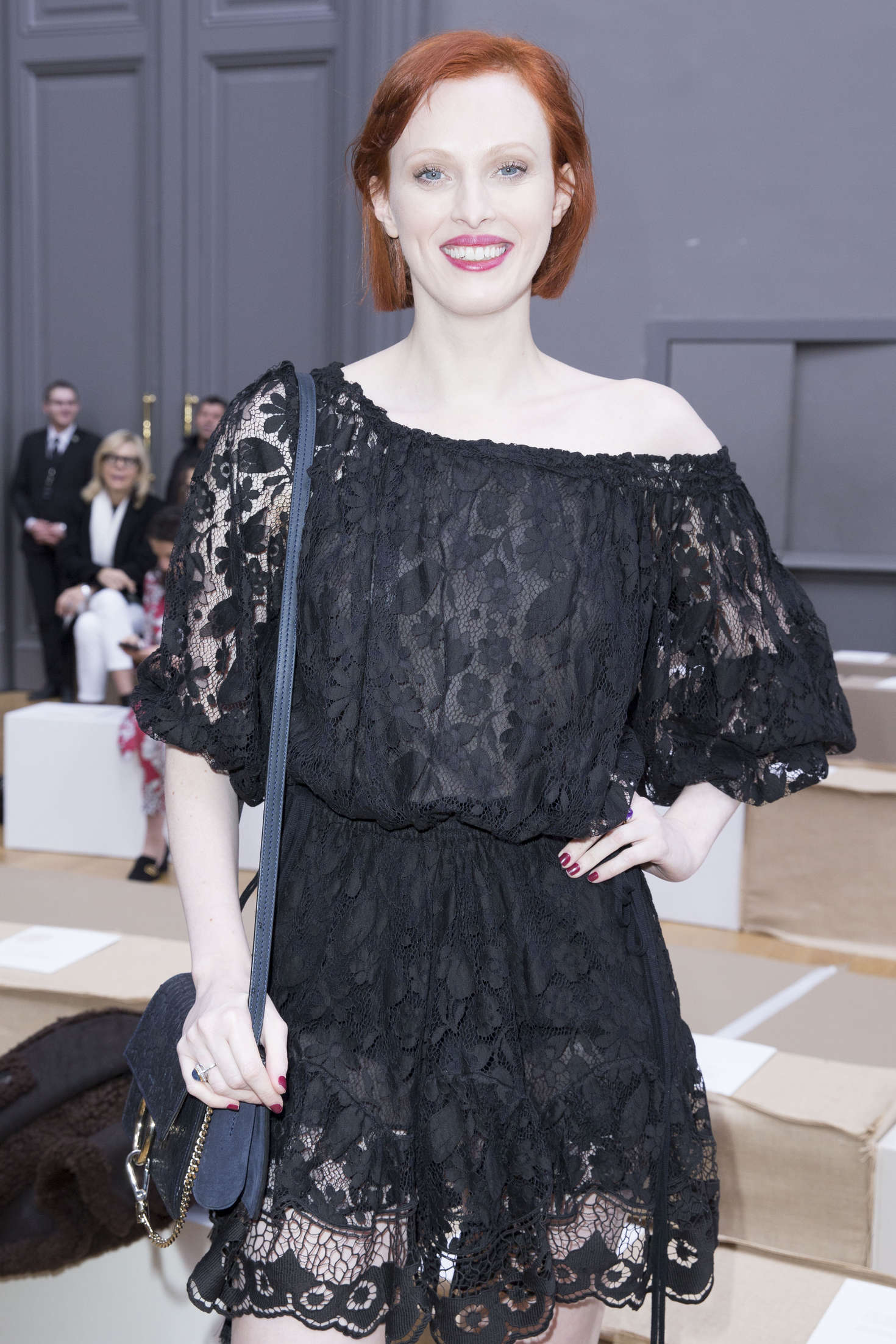 Karen Elson Chloe Fashion Show in Paris-1