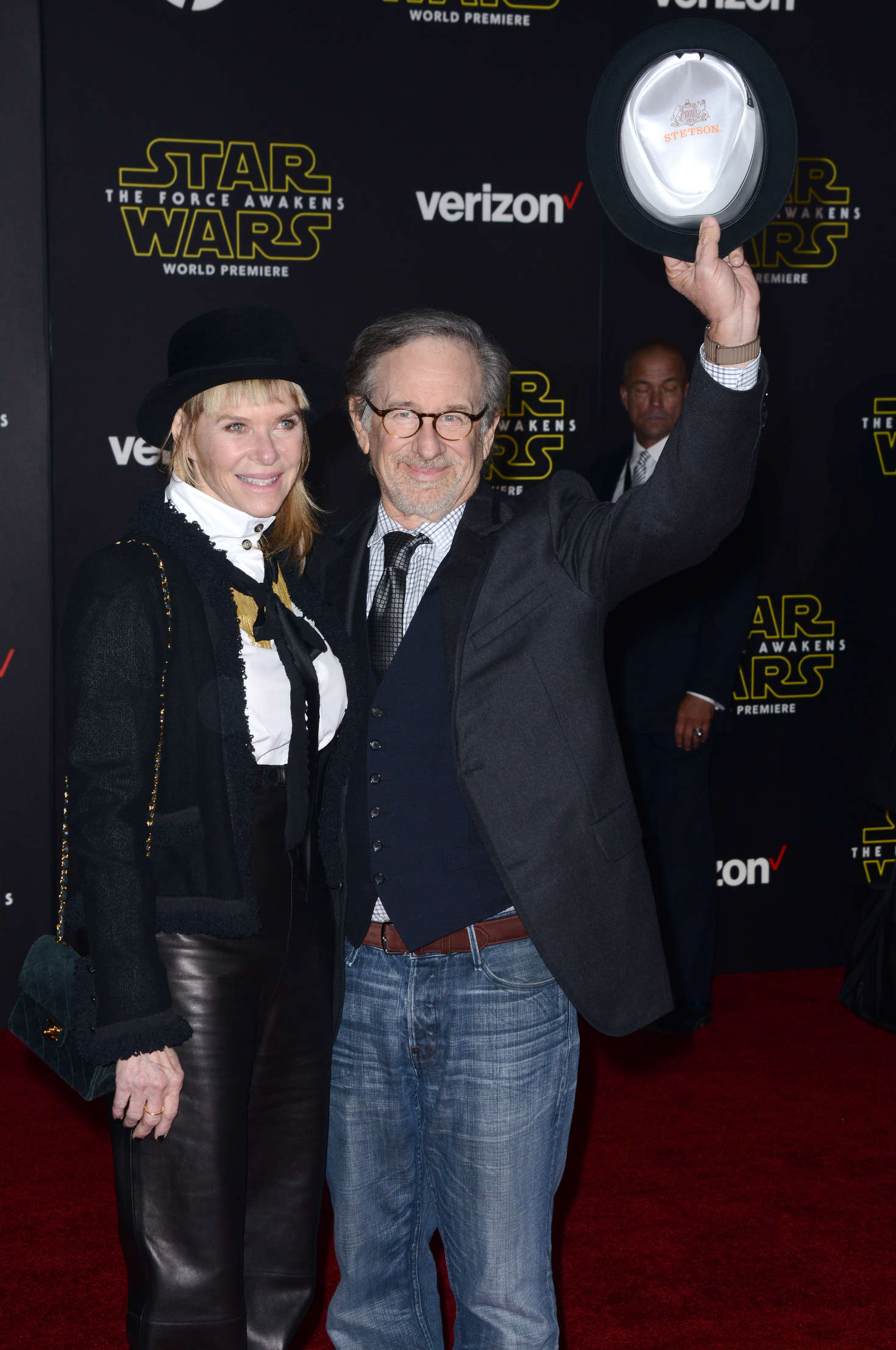 Kate Capshaw Star Wars The Force Awakens Premiere in Hollywood