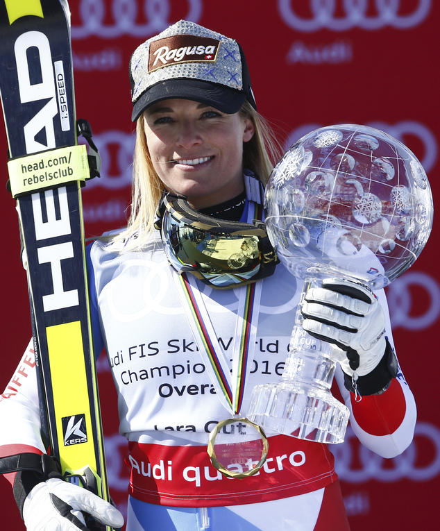 Lara Gut FIS Alpine Skiing World Cup in St. Moritz