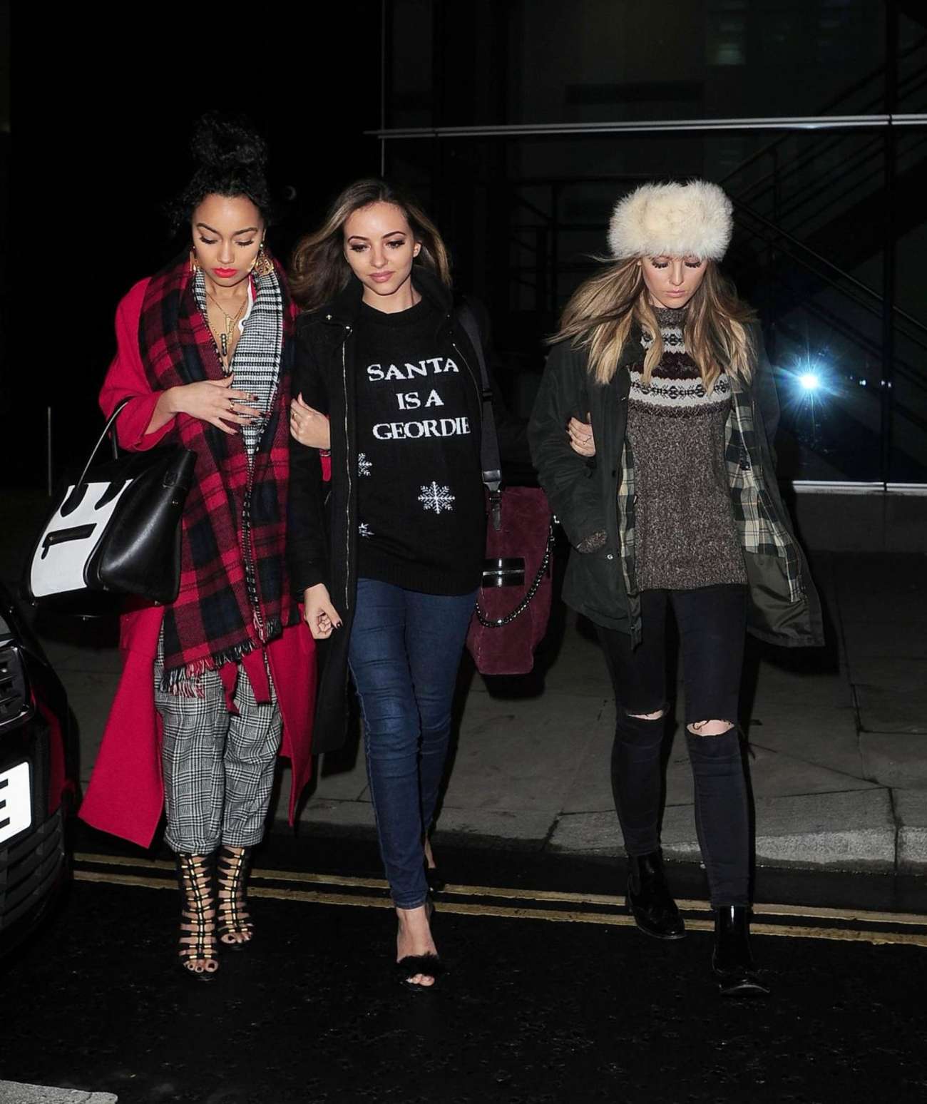 Little Mix Leaves Zebrano Bar in London
