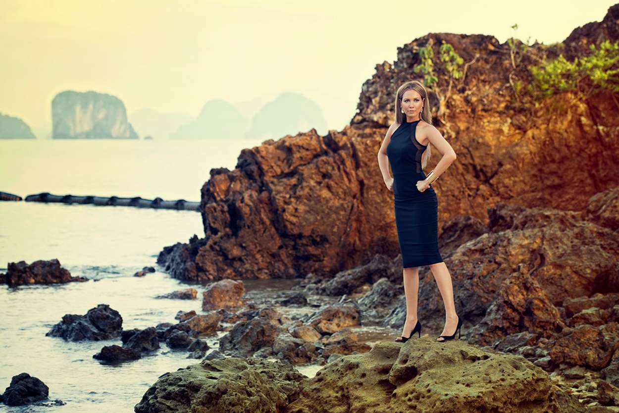 Mandy Capristo Deutschland sucht den Superstar Season Promoshoot in Thailand