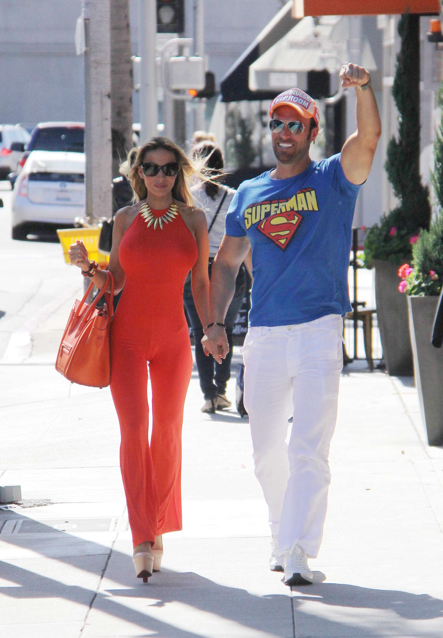 Maria Yotta in Red out in Beverly Hills-1