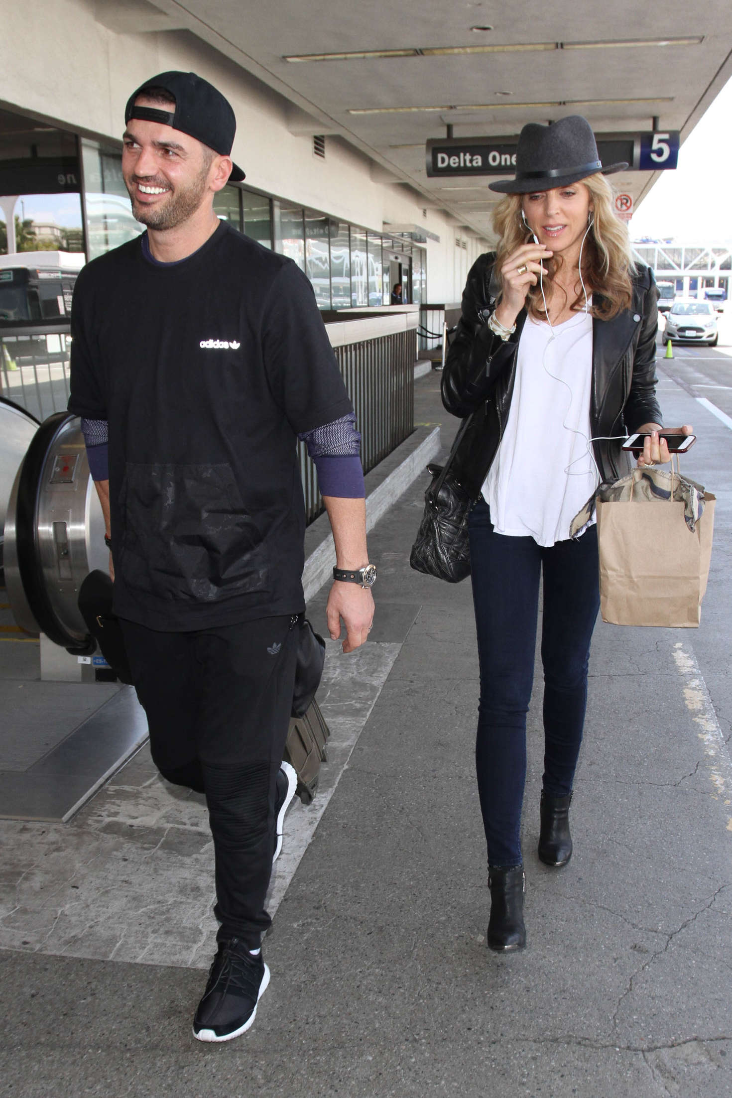 Marla Maples at Los Angeles International Airport