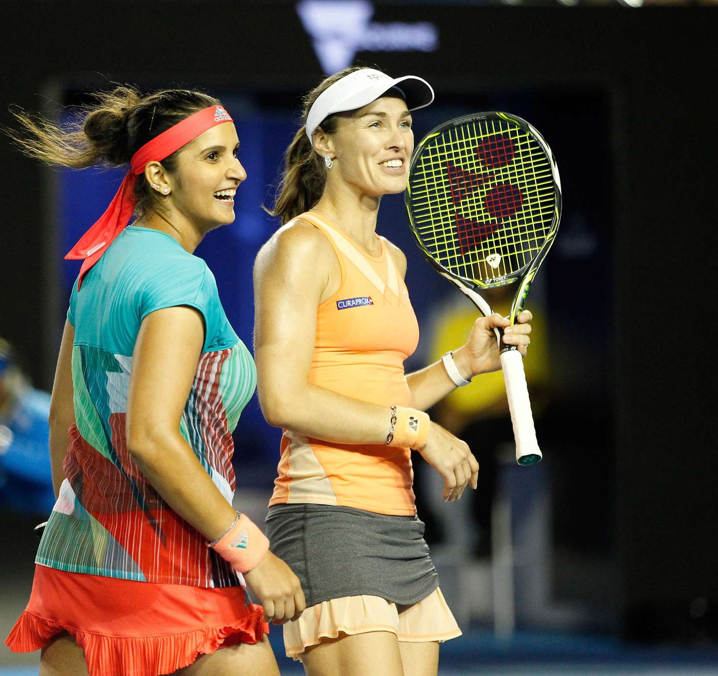 Martina Hingis and Sania Mirza Australian Open Championships in Melbourne