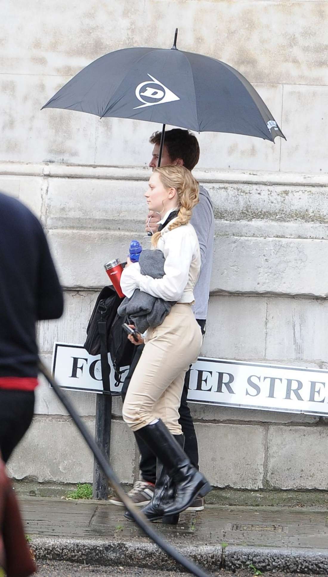 Mia Wasikowska on the Set of Alice in Wonderland Through the Looking Glass in Surrey