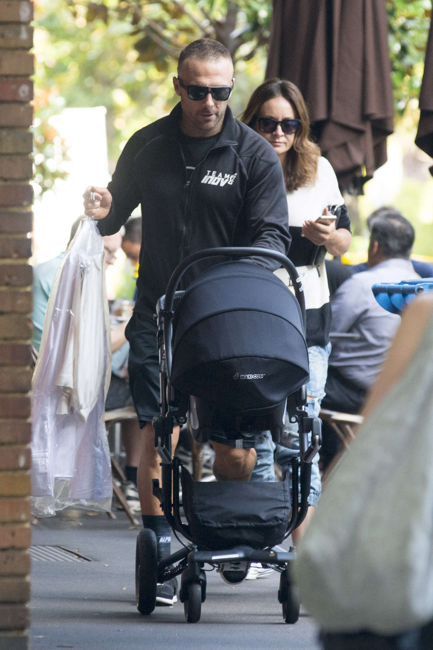 Michelle Bridges with her Family Out in Sydney-1