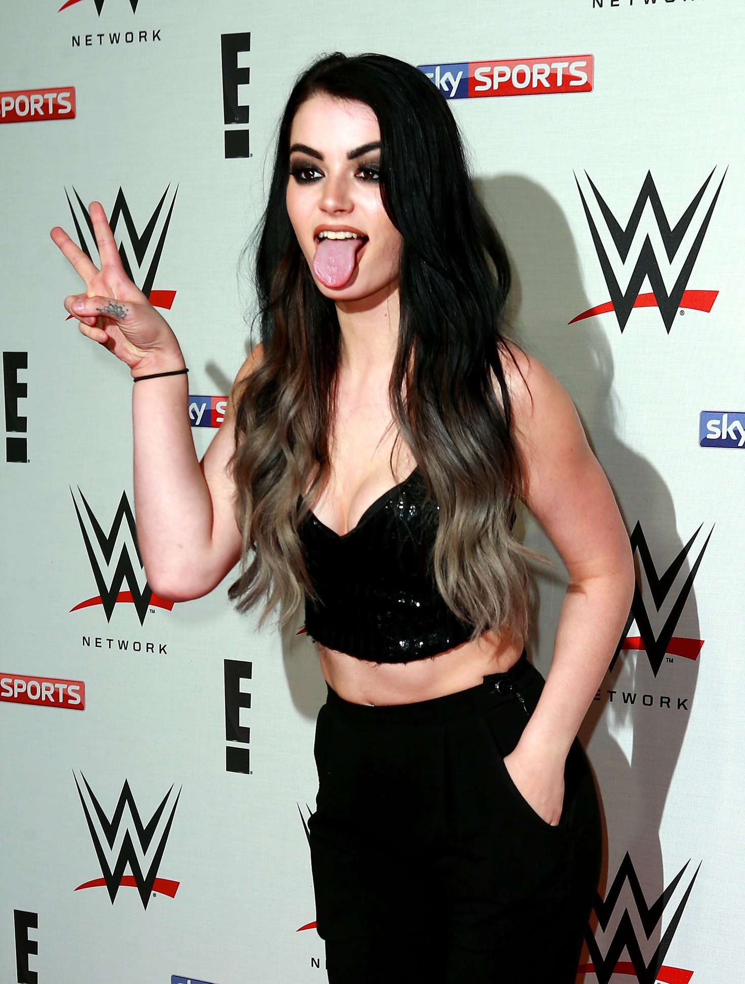 Paige WWE Preshow Party at the O2 Arena in London-1