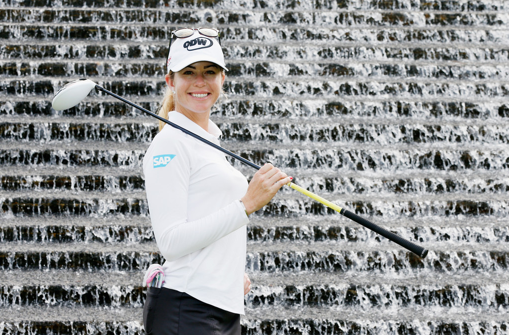 Paula Creamer at Pro-Am prior to the start of the HSBC Womens Champions in Singapore