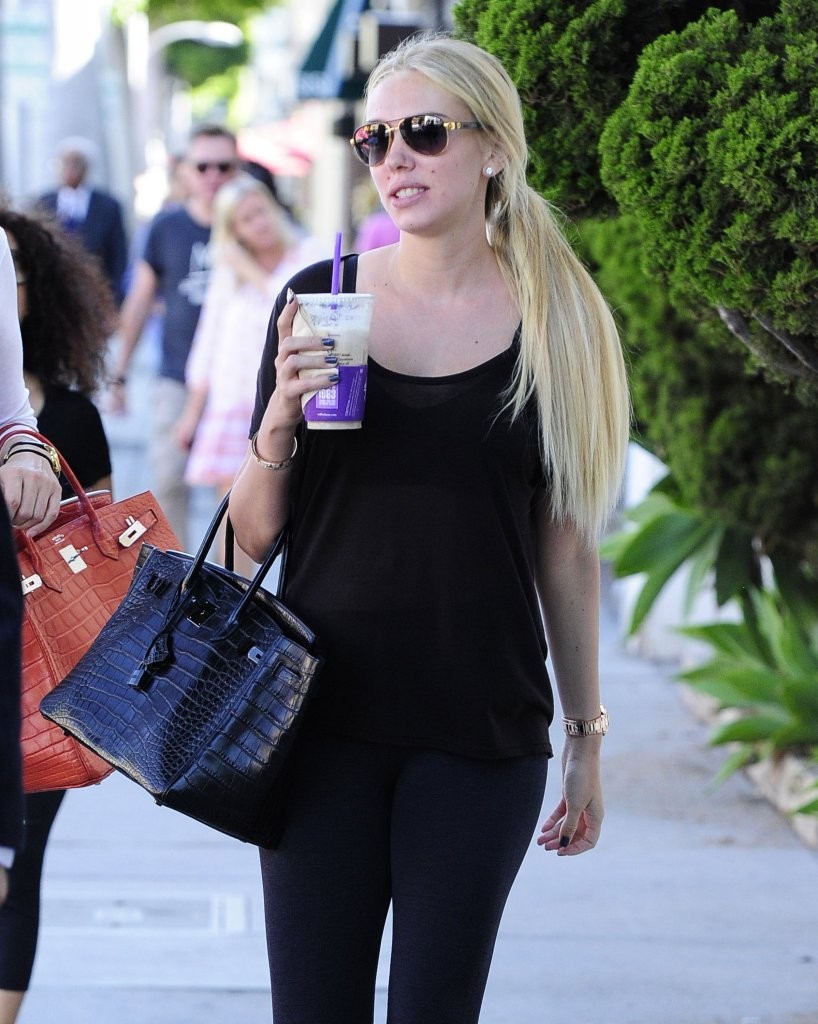 Petra Ecclestone Shopping in Beverly Hills