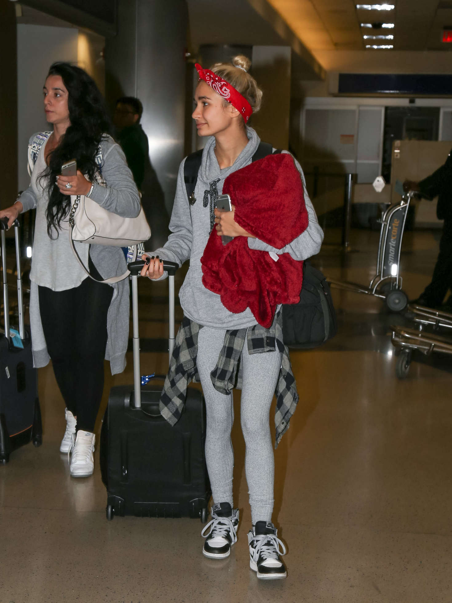 Pia Mia Perez Arrives at LAX Airport in Los Angeles-1