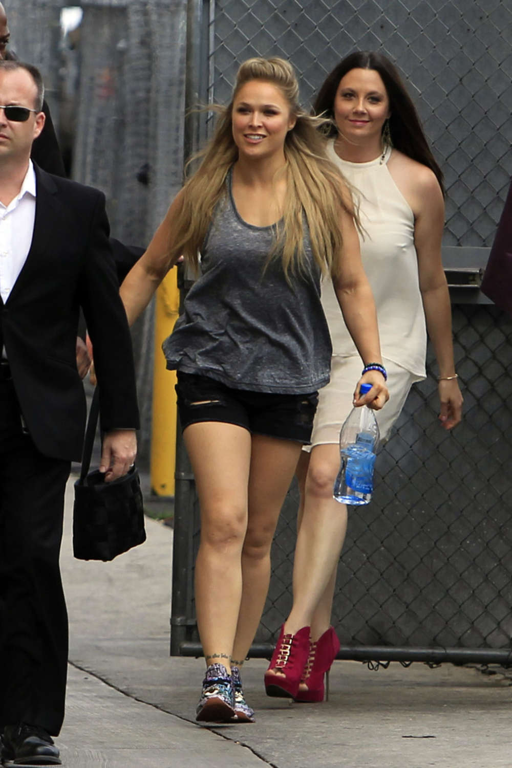 Ronda Rousey Arrives at Jimmy Kimmel Live in Hollywood-1