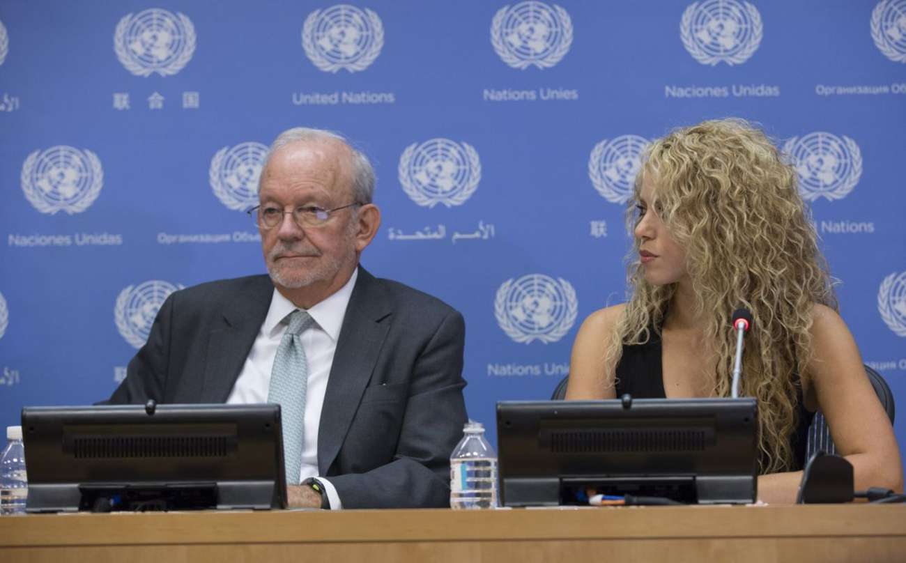 Shakira Meeting Of The Minds at United Nations in New York