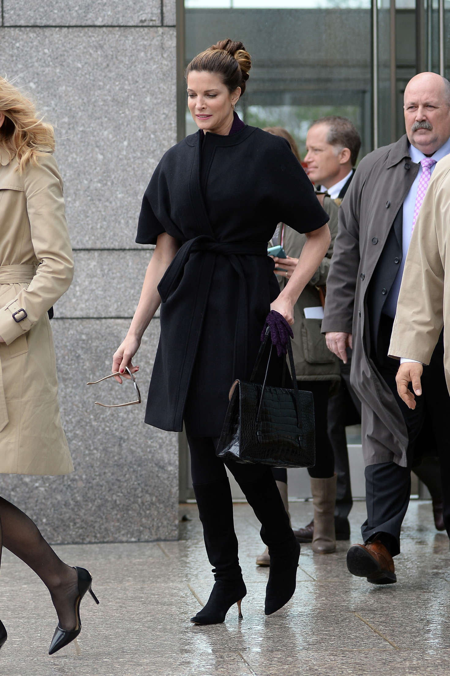 Stephanie Seymour at Stamford Conecticut Superior court in New York