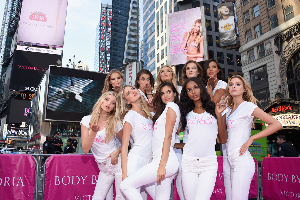 Victorias Secret Angels Body By Victoria Campaign Launch in New York City