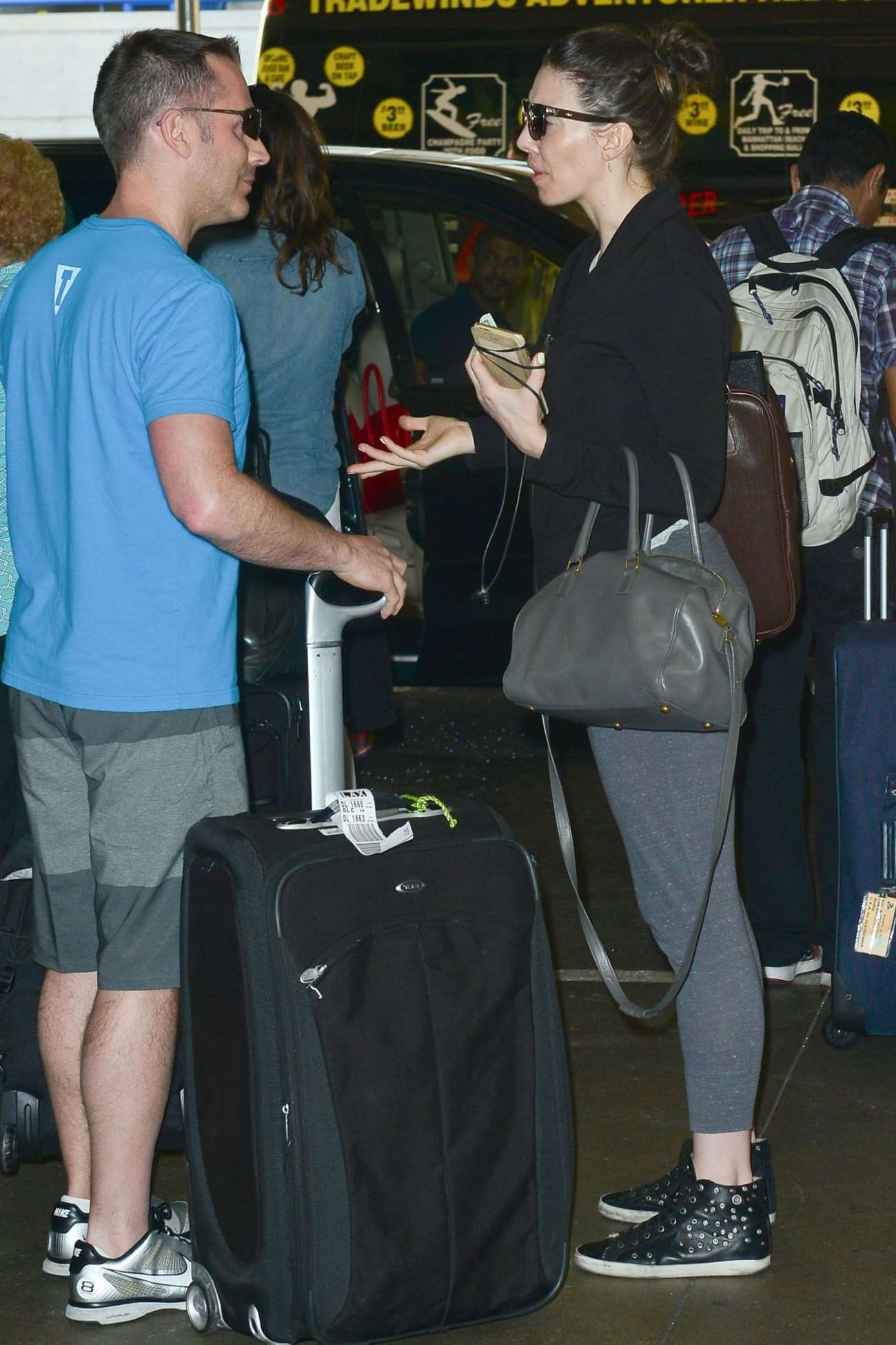Whitney Cummings LAX Airport in Los Angeles-1