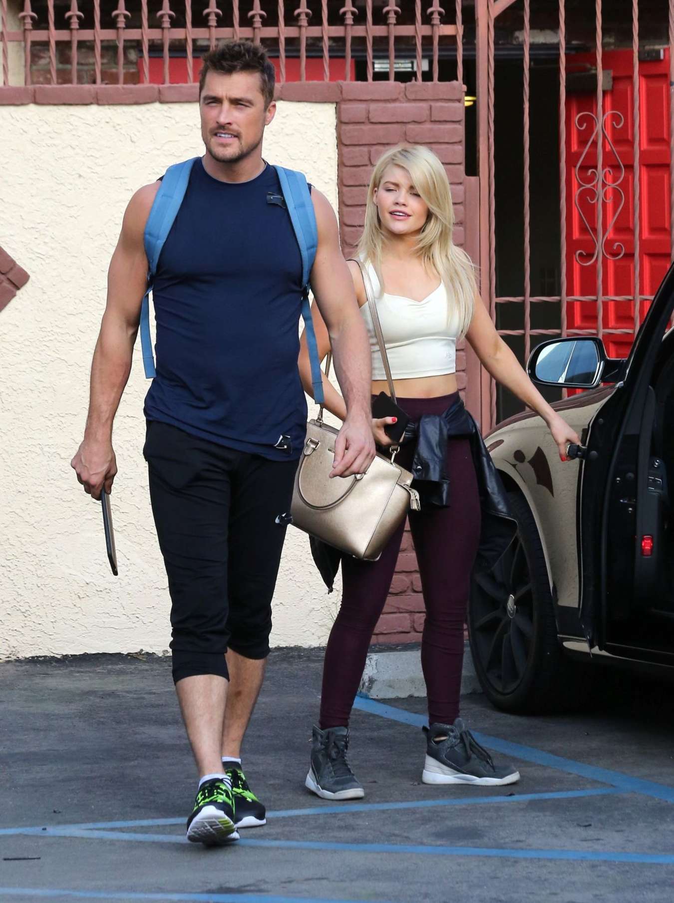 Witney Carson DWTS rehearsal in Hollywood