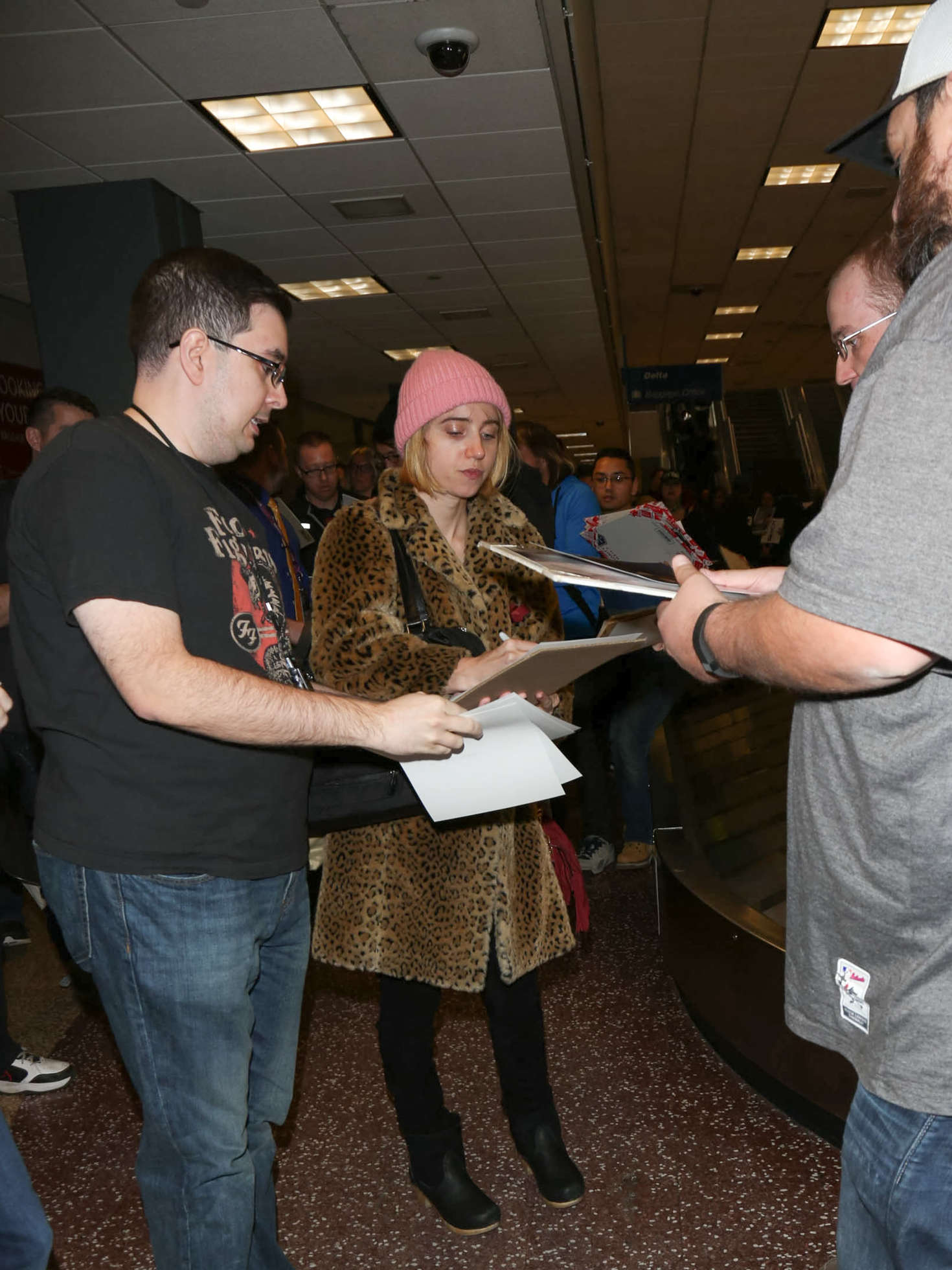 Zoe Kazan Arriving at SLC Airport for Sundance Film Festival